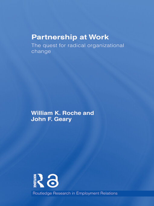 Title details for Partnership at Work by Bill Roche - Available